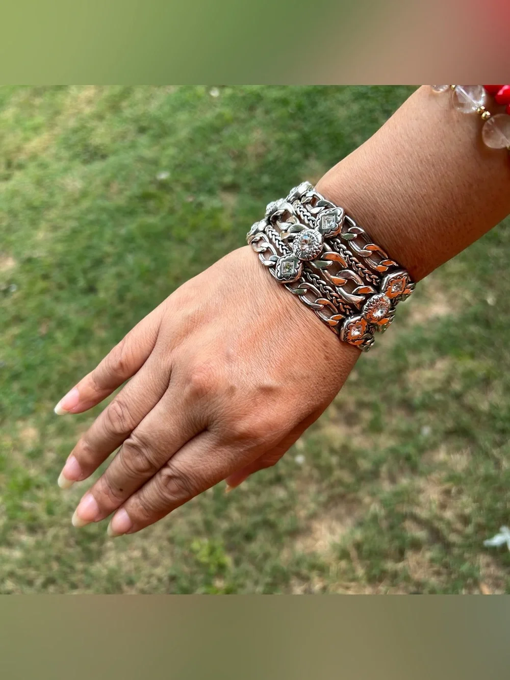 Brighton Fortino Chunky Triple Link Bracelet